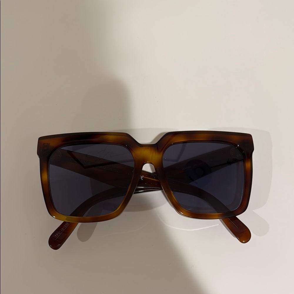 Tortoise Shell Square Sunglasses - image 1